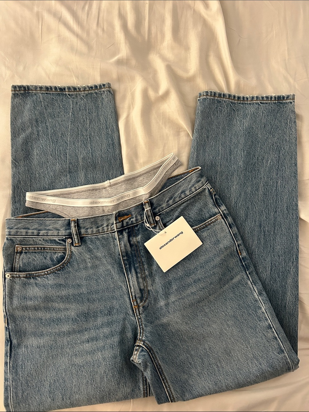 Alexander Wang Loose Jean Skinny Grey Undie